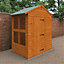 4 x 6 (1.23m x 1.75m) Wooden Tongue and Groove Sunroom (12mm T&G Floor and APEX Roof) (4ft x 6ft) (4x6)