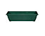 4 x 60cm Slim Plastic Venetian Window Box Trough Planter Pot Green Colour