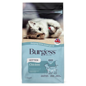 4 x Burgess Kitten Chicken 1.5kg