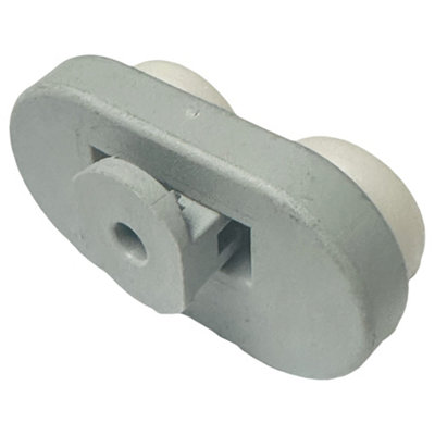 4 x CARAVAN ELLBEE SHOWER DOUBLE DOOR ROLLER 19MM WHEELS - 4