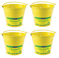 4 x Chatsworth Citronella Bucket Candle