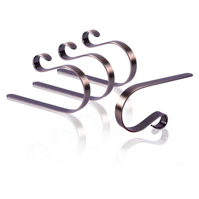 4 x Christmas Stocking Holders - Easy To Install Hanging Christmas Decoration Iron Clips for Fireplace, Window Ledge & Shelves Price Comparisons | Compare The Build
