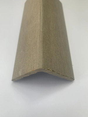 4 x composite edge Ash Grey finishing trims durable decking solution