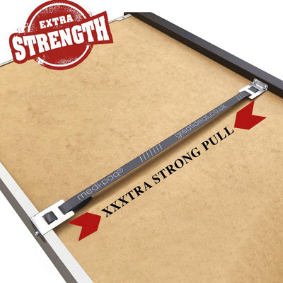 4 x Drawer Repair Kits Adjustable Tough Metal Band Support