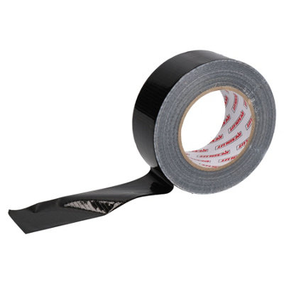 4 x Heavy Duty Waterproof Black Duct Tape 50mm Wide x 50 Metres Total Length