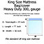 4 X KING SIZE BED HEAVY DUTY MATTRESS PROTECTOR DUST REMOVAL COVER STORAGE BAG