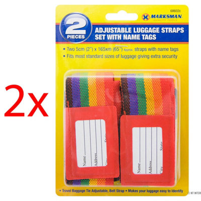 Adjustable luggage straps store