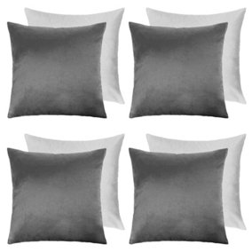 4 x Matte Velvet Fillled Cushions