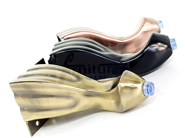 4 x Metal Queen Anne Feet Decorative Furniture Legs 140mm 4 x Metal Queen Anne Feet Decorative Furniture Legs 140mm