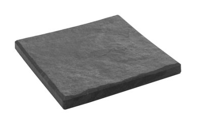 4 x Nicoman Square Stomp Stone Graphite Grey 30cm x 30cm