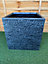 4 x Strata 32cm Brick Effect Square Planter GN686-PEW-ST Grey Planter
