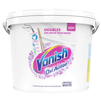 4 x Vanish Gold Fabric Stain Remover Oxi Action Powder Whites 2.4kg Total 9.6kg