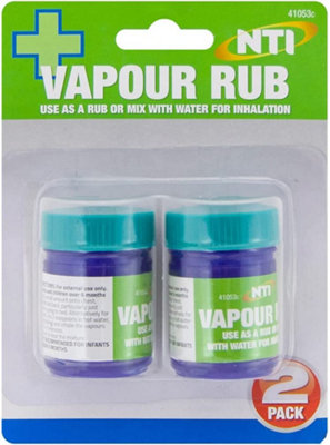 4 X Vapour Rub Cold Cough Congestion Relief Headach Eucalyptus Menthol New