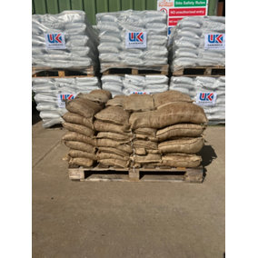 40 Filled natural hessian sandbags