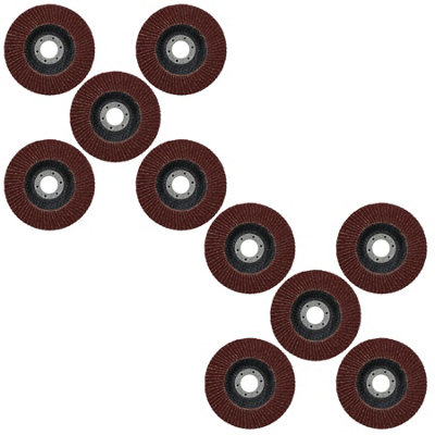 NEIKO 10 Pack Zirconia Flap Discs 4-1/2 for Angle Grinder