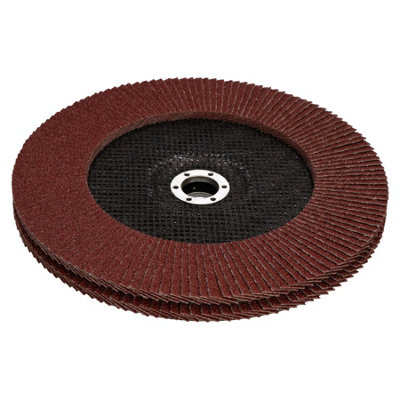 40 Grit Flap Discs Sanding Grinding Rust removing for 9" (230mm) Grinders 2 Pack