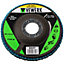40 Grit Zirconium Flap Discs for Sanding Grinding Removal 4-1/2in Grinder 10pc