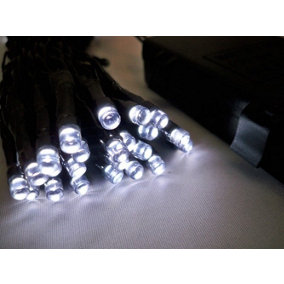 40 LED Indoor Battery String Lights 4M Length Party Fairy Christmas / White / Black Cable
