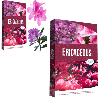 40 Litre (2 x 20 Litre Bags) Ericaceous Special Formula Plant Soil Grow With Camellia, Azalea, Rhododendron & Heather