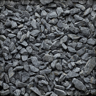 40 mm Bulk Bag 850 kg Slate - Blue Coloured Slate Chips - L10 x W10 x H8 cm - 3