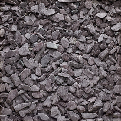 40 mm Bulk Bag 850 kg Slate - Plum Coloured Slate Chips - L10 x W10 x H8 cm - 3