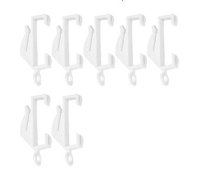 40 Pack Curtain Glider Hooks Grip Fit Integra Decorail Sturdy Gliders