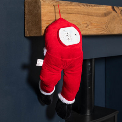 400 Battery Operated Animated Door Hanging Santa Legs Decoration - 7