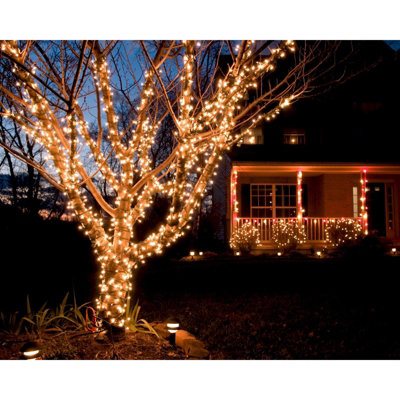 400 LED Indoor Outdoor String Lights with Timer 8 Light Patterns Battery Operated Home Garden
