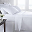 400 Thread Count 100% Egyptian Cotton Deep Fitted Sheets White