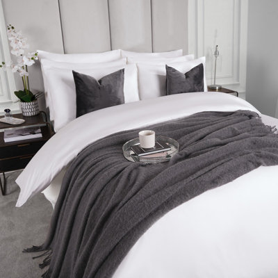 400 Thread Count Soft Cotton Duvet Cover Set - 6