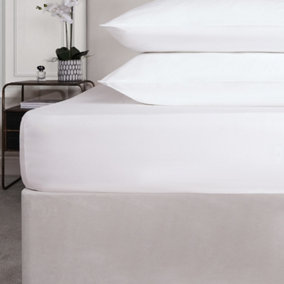 400 Thread Count Soft Cotton Fitted Bed Sheet