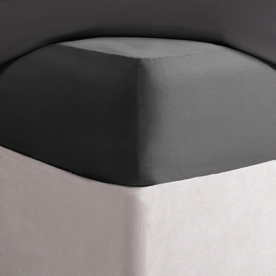 400 Thread Count Soft Cotton Fitted Bed Sheet - 3