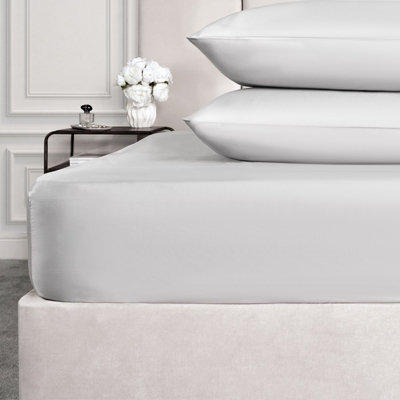 400 Thread Count Soft Cotton Fitted Bed Sheet