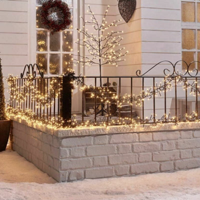 400 White Christmas String Lights
