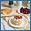 400 White Disposable Paper Plates for Wedding Catering Party Tableware 9" (23cm)