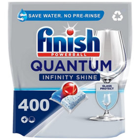 400 x Finish Quantum Infinity Shine Dishwasher 100 Tablets Bulk Buy