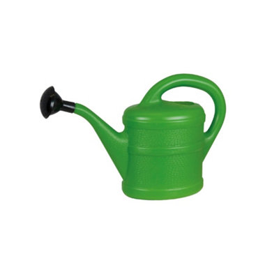 Small Plastic Watering Can 1L Green Indoor Houseplant Mini Kids Watering Can from B&Q
