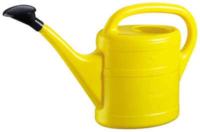 B&Q Yellow 5L Outdoor Watering Can Medium