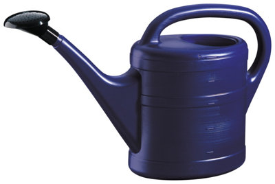 B&Q Medium 5L Outdoor Watering Can - Blue