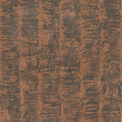 Erismann 41001-40 Copper Stripe Deluxe Guido Maria Kretschmer Wallpaper from B&Q