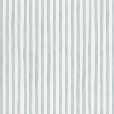 B&Q - Pale Blue White Stripes Non-Woven Wallpaper  252743