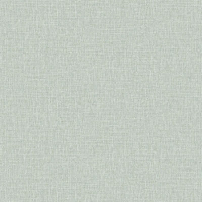 B&Q - Fiji Linen Textured Blown Vinyl Wallpaper Sage Green  316124