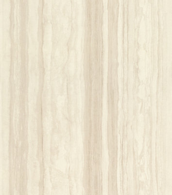 Rasch Non-Woven Marble Wallpaper Cream 497328 from B&Q