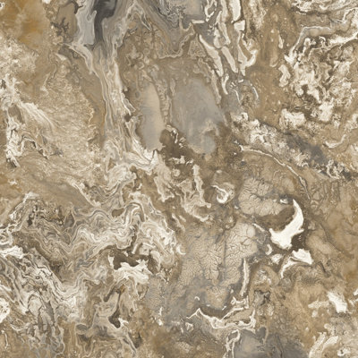 Vasari Serafina Marble Mocha Wallpaper from B&Q