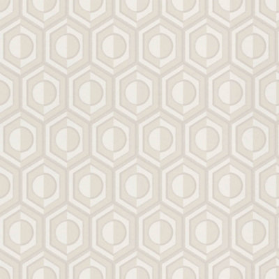 Rasch Sophia Geometric Design In Retro Look Grey White & Silver Non-Woven Wallpaper 710120 from B&Q