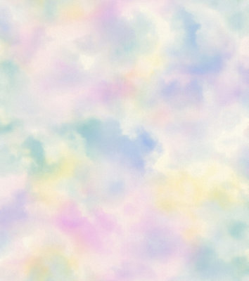 Rasch Cloudy Skies Multicoloured Wallpaper 818017 from B&Q