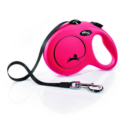 Flexi New Classic Tape Retractable Large Red 5M Dog Leash/lead 1-50Kg from B&Q
