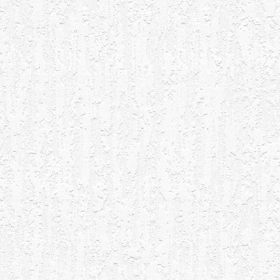 As Creation Blown Vinyl Bark White Wallpaper2409-10 from B&Q