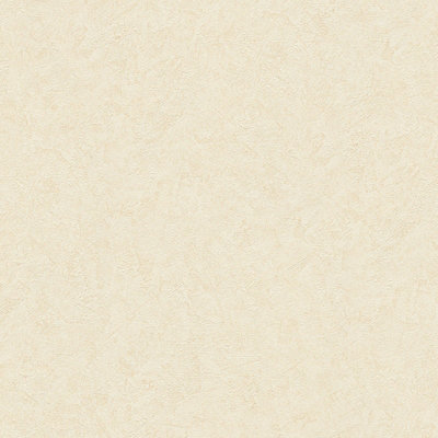As Creation Bricoflor Non-Woven WallpaperPlain Wallpaper In BeigeCream10,05 X 0,53 M from B&Q