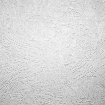 As Creation White Plaster Paintable Blown Vinyl Paste The Paper Wallpaper from B&Q